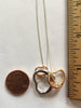 Petite Three Heart Necklace