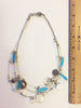 FIESTA Tropical Blue Sea Glass Necklace