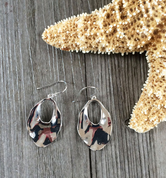 Sterling Silver Wave Earring on sale