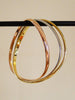 TRICOLOR JAZZY BANGLE BRACELET
