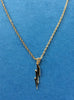 GOLD VERMEIL LIGHTNING BOLT CHARM NECKLACE
