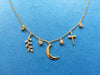 GOLD VERMEIL CHARM NECKLACE