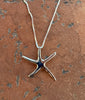 STERLING SILVER STARFISH NECKLACE