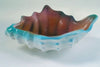 Shell Dish: White w/ Peach