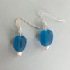 DEEP-SEA SEA GLASS EARRINGS