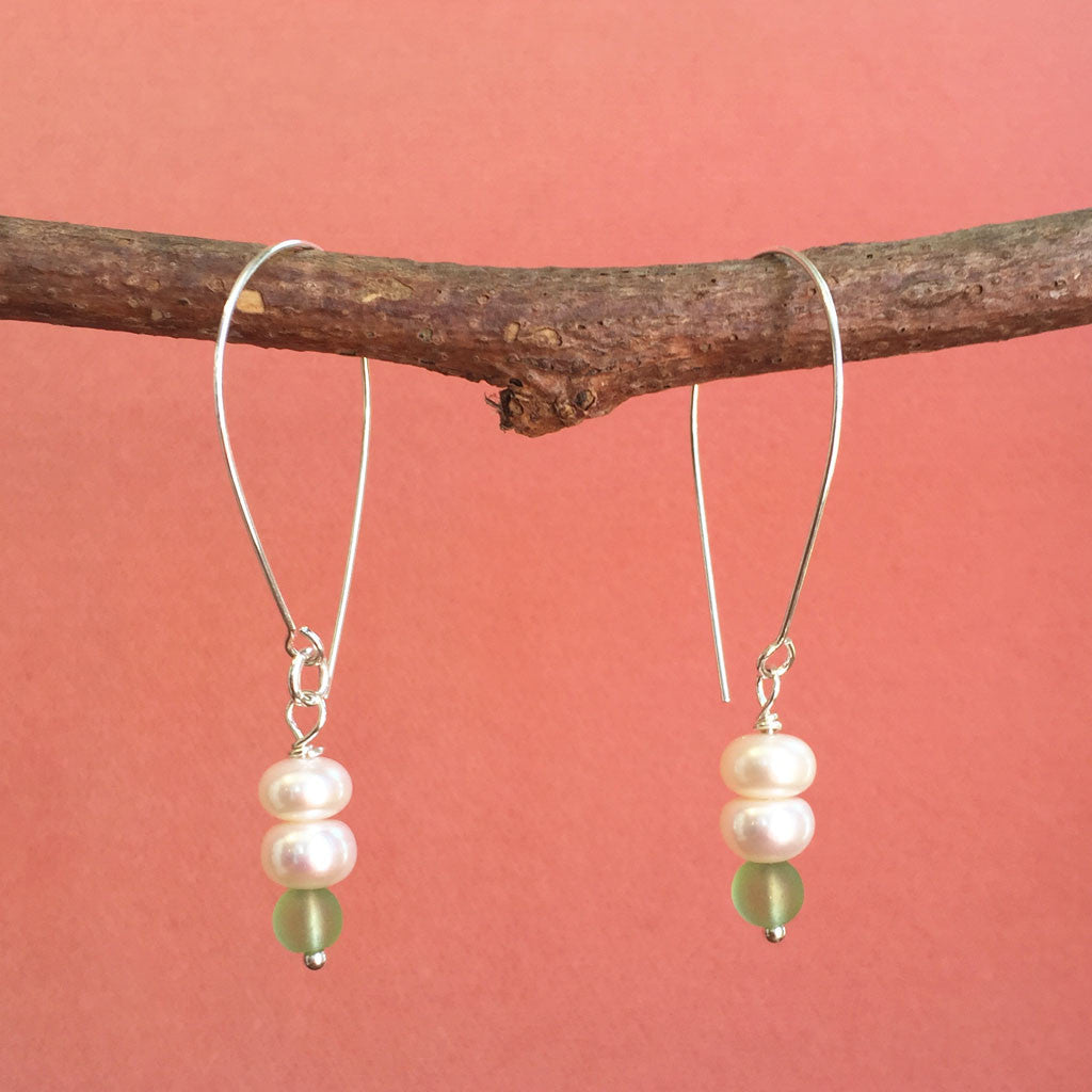 MARSHSIDE PEARL EARRINGS - NEW!