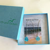 OCEAN SEA GLASS EARRINGS