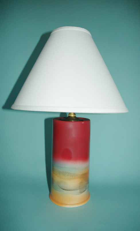 RED LIGHTHOUSE LAMP