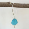 SEA GLASS PEARL SUMMER EARRINGS