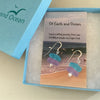 LONG POND PEARL SEA GLASS EARRINGS