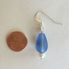 SKY BLUE SEA GLASS EARRINGS