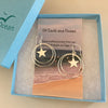 STERLING SILVER STAR EARRINGS