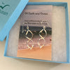 STERLING SILVER TWIRL EARRINGS - NEW!