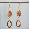 TRICOLOR LINK EARRINGS