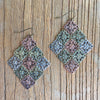 TRICOLOR MESH EARRINGS - BOGO ITEM!