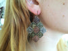 TRICOLOR MESH EARRINGS - BOGO ITEM!