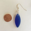WHITE CREST SEA GLASS EARRINGS - NEW!