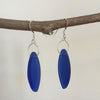 WHITE CREST SEA GLASS EARRINGS - NEW!