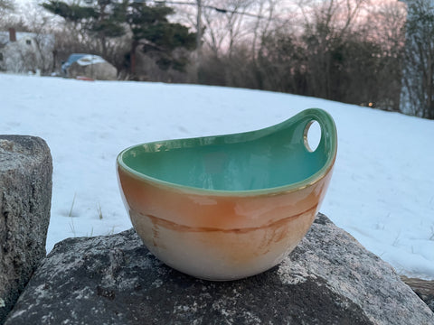 Small Bowl With Loop Handle