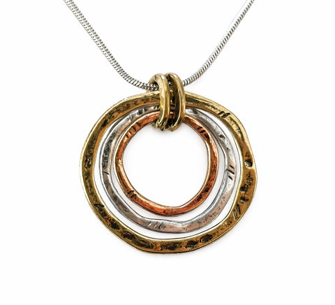 Sunrise Tricolor Necklace Pendant