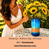 Handmade Ocean Blue Pottery Vase – Wedding Gift for Couples – Cape Cod Ceramic
