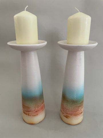 Sunrise Pillar Candle Holders