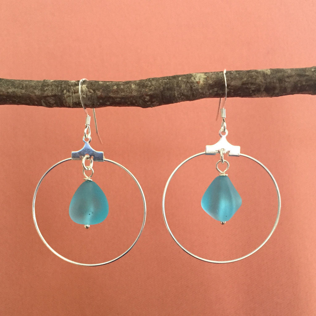 ピアス Ellipse Glass Earrings #5205 Ellipse Earrings – Leslie O'Neill Designs