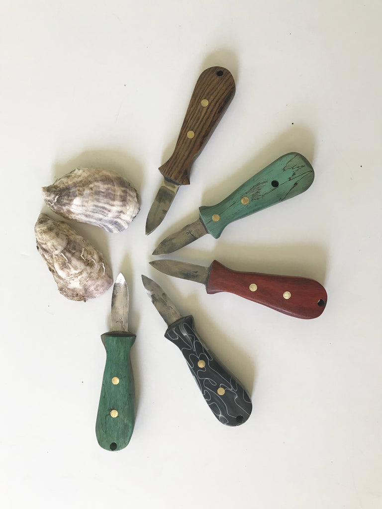 HANDCRAFTED OYSTER KNIFE (PER EACH KNIFE - pick your color in notes)