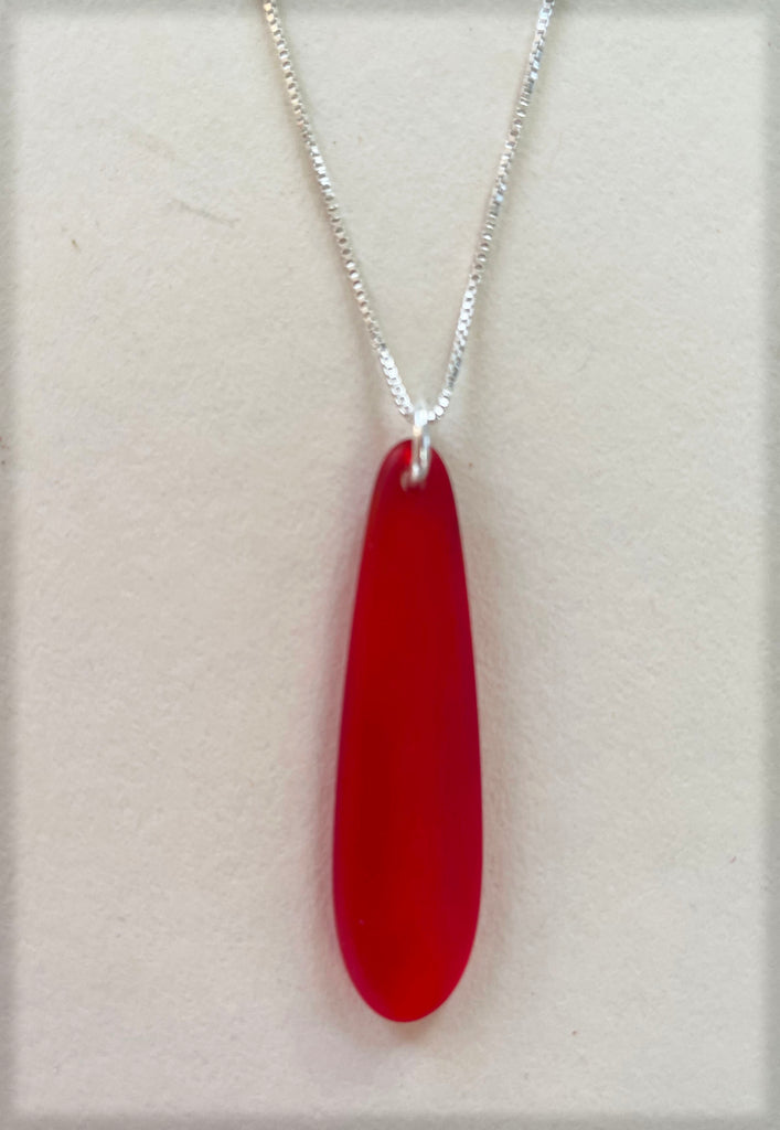 OCEANA RED SEA GLASS NECKLACE