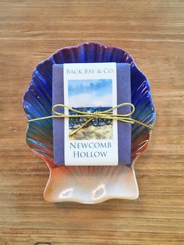 Sunset Soap Dish and Back Bay & Co Newcomb Hollow Soap-SOLD OUT