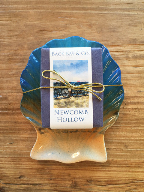 Sunrise Soap Dish and Back Bay & Co Newcomb Hollow Soap-SOLD OUT