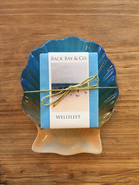 Sunrise Soap Dish and Back Bay & Co Wellfleet Soap - SOLD OUT