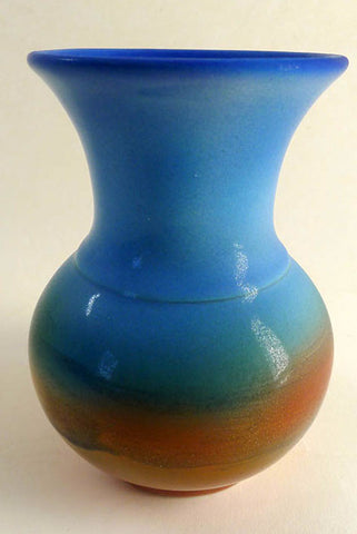 Horn Vase: Turquoise