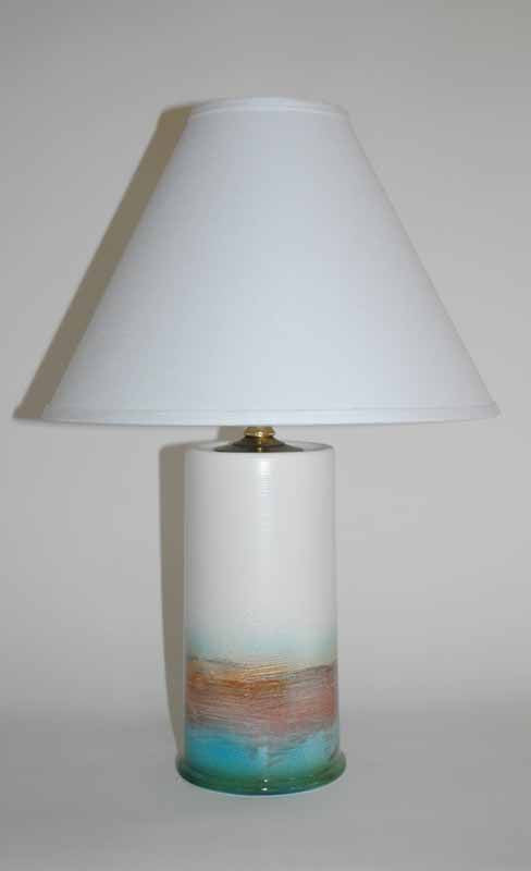 WHITE LIGHTHOUSE LAMP